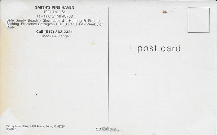 Smiths Pine Haven Beach Resort - Old Postcard View (newer photo)